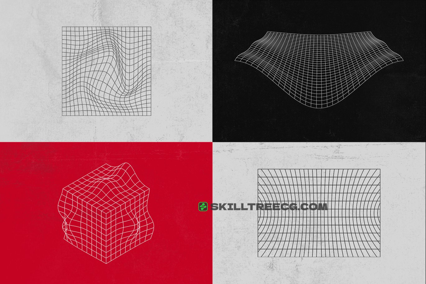 图片[13]-Wireframe Topo Elements Vectors（371299）-技能树